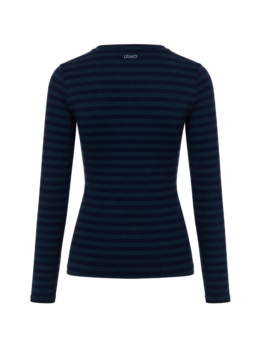 LIU JO Gestreept T-shirt met lange mouwen Blauw
