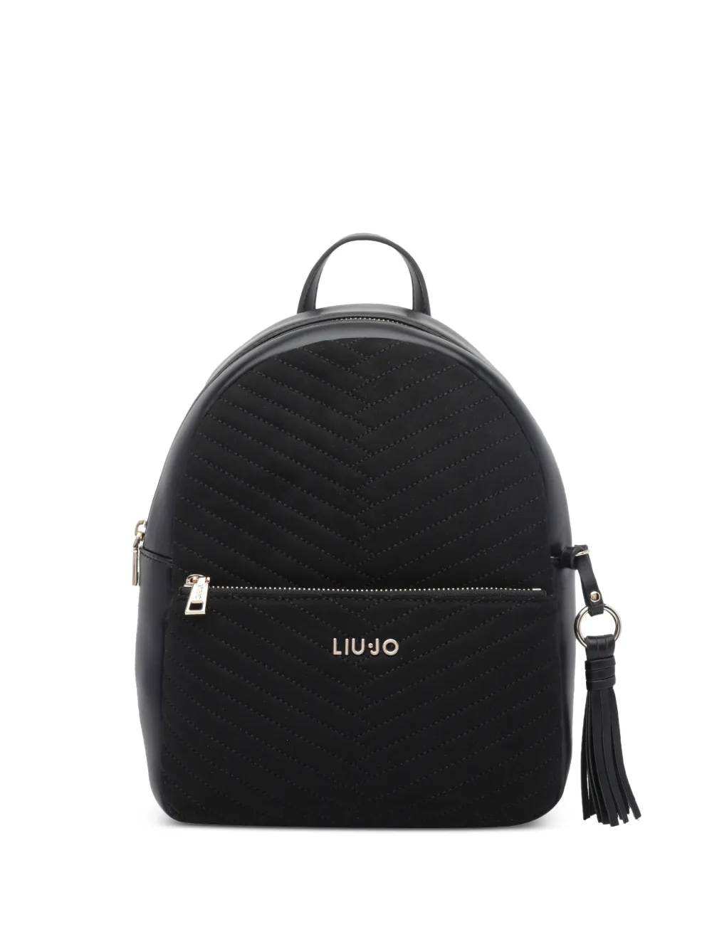 LIU JO chevron-quilted tassel-detail backpack