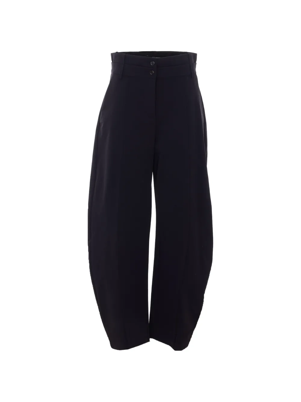 PINKO high-waisted double-button trousers - Nero