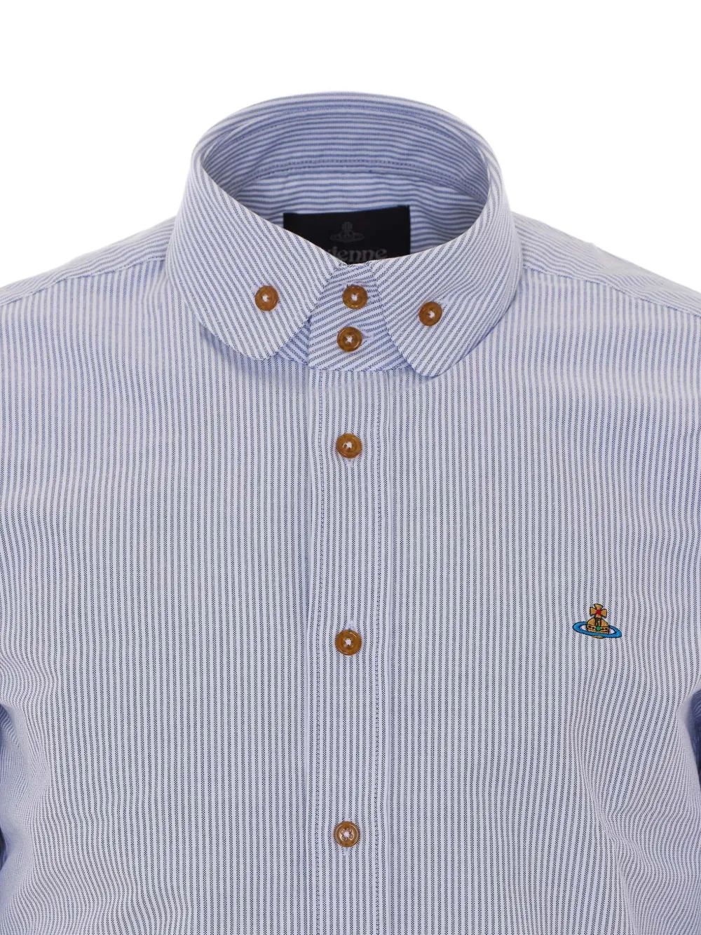 Vivienne Westwood Gestreept overhemd Blauw