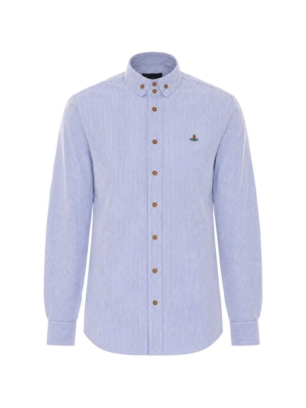 Vivienne Westwood stripe-print button-down shirt - Bleu Vivienne Westwood stripe-print button-down shirt - Bleu