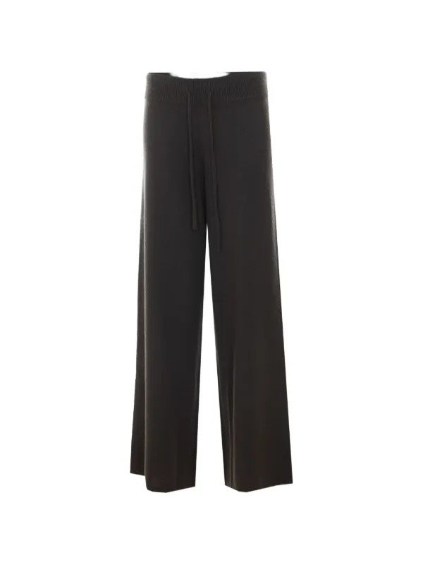 Lisa Yang Sofi Drawstring-waist Track Pants in Brown