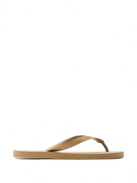 Balenciaga logo-print thong flip flops