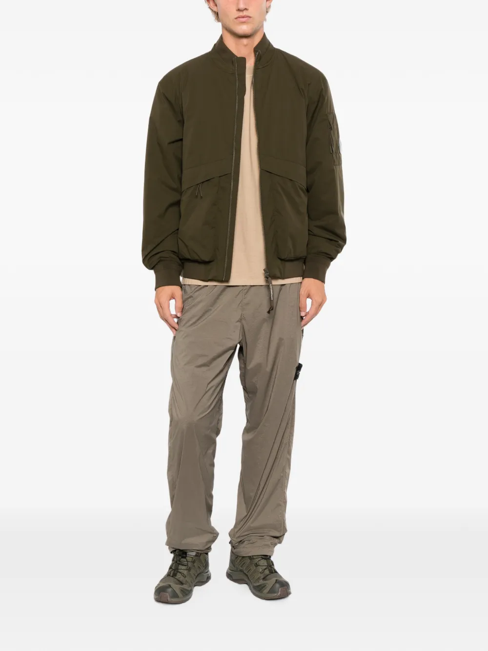 C.P. Company Bomber Pro-Tek PrimaLoft® Silver Lens - Verde