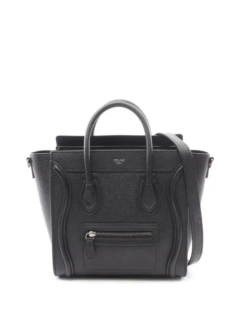 Celine Pre-Owned 2000-2026 Nano Drummed Calfskin Luggage tote bag