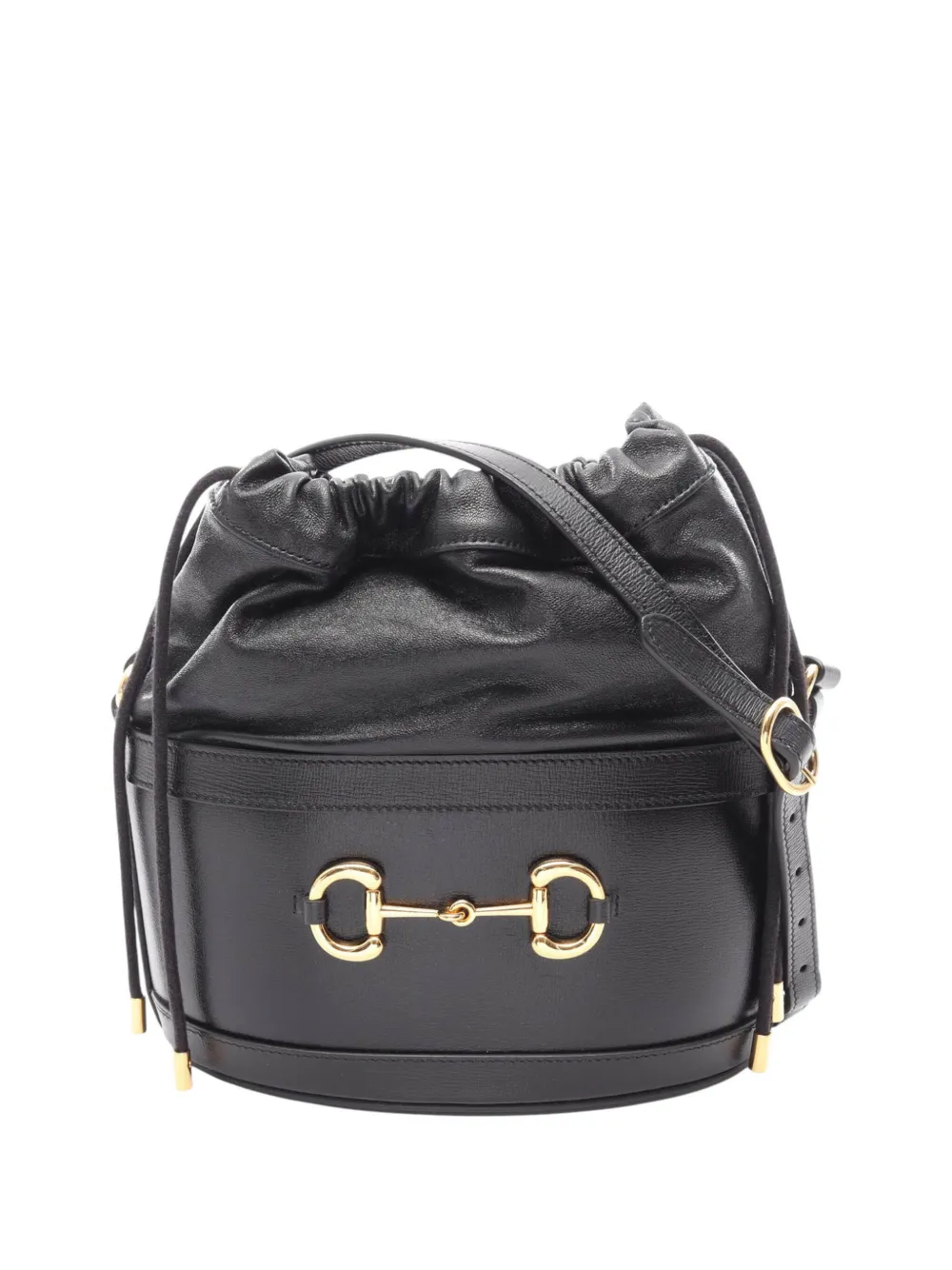 Gucci Pre-Owned Borsa a secchiello Horsebit 195 in pelle 2016-2026 - Nero
