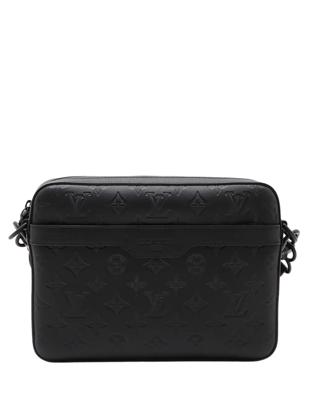 Louis Vuitton Pre-Owned 2020-2026 Monogram Shadow Trio Messenger crossbody bag - Nero