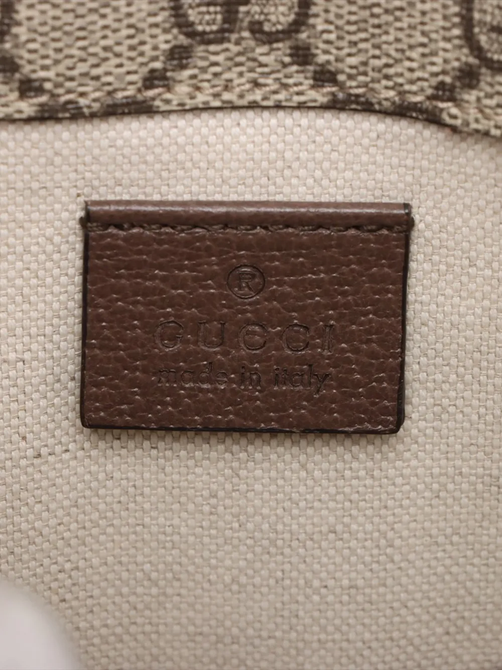 Gucci Pre-Owned 2016-2026 GG Supreme Web Neo Vintage heuptas Beige