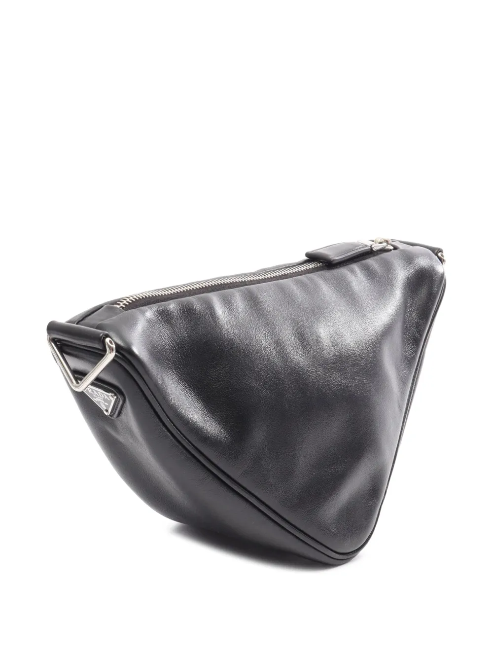 Prada Pre-Owned 2000-2013 Grace Lux Triangle crossbodytas Zwart