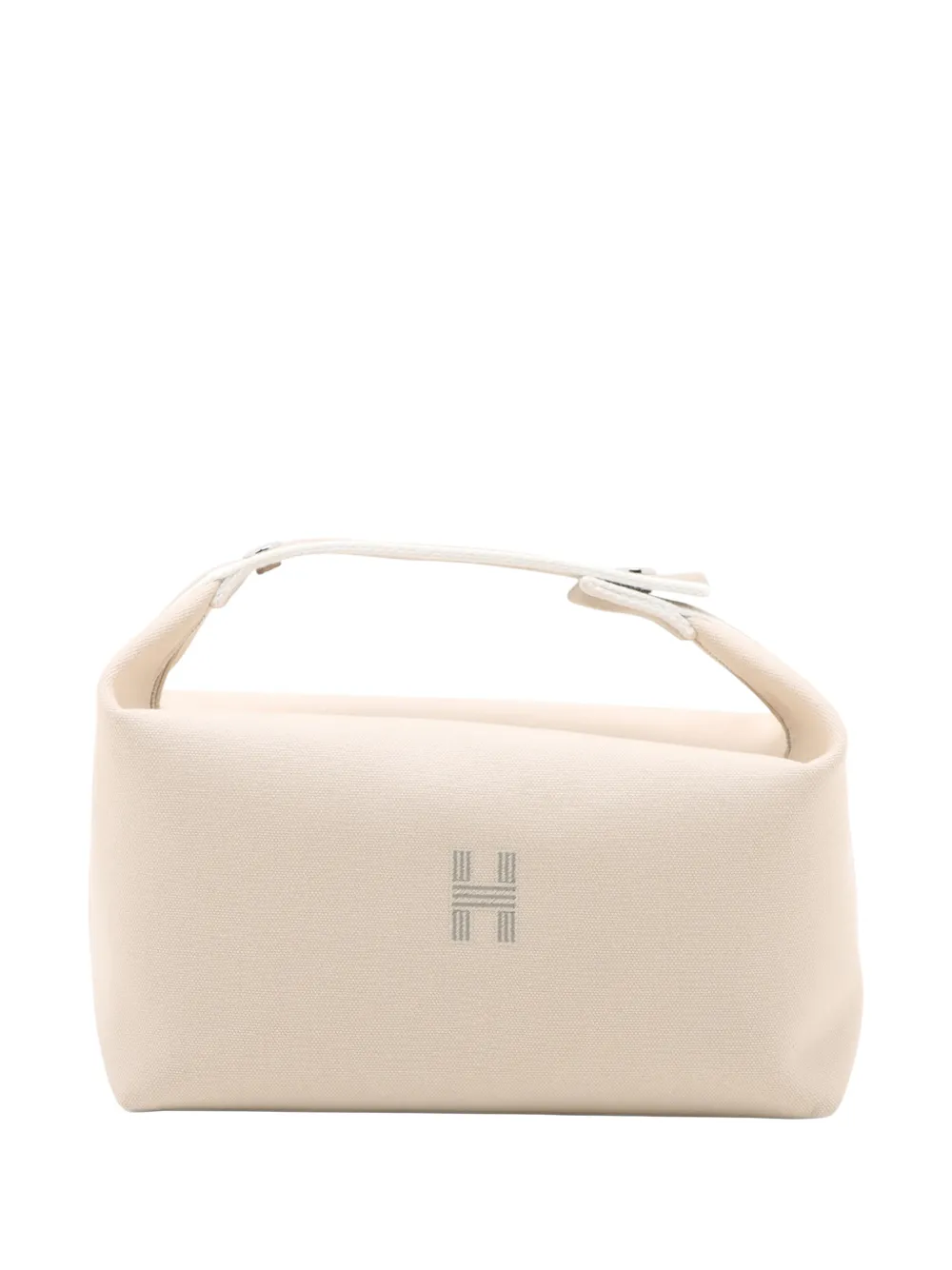 Hermès Pre-Owned 2000-2026 Large Toile Bride A Brac Case vanity bag - Nude