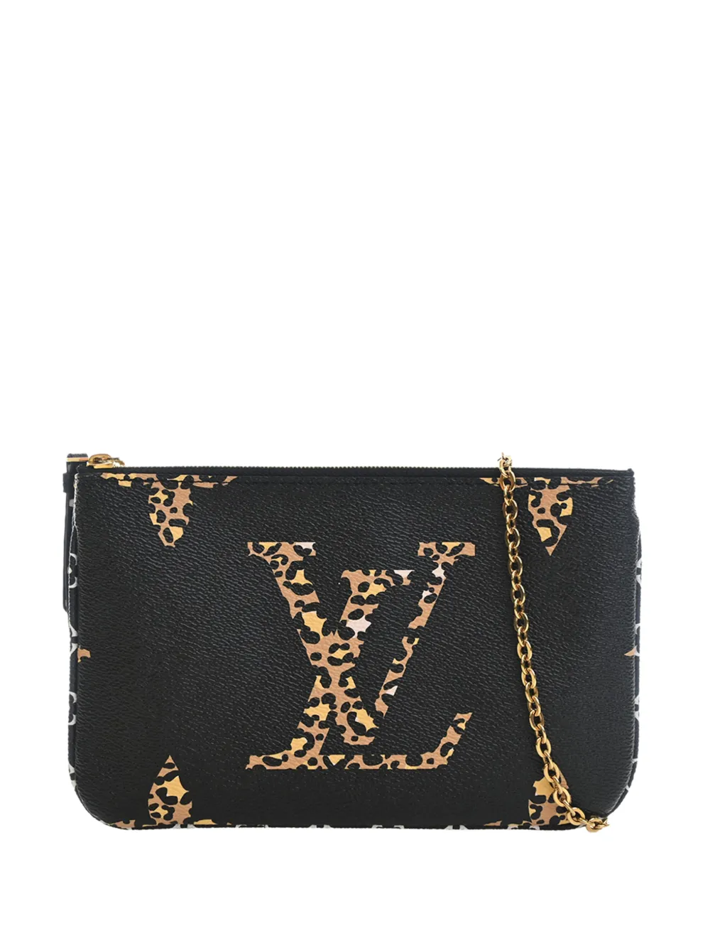 Louis Vuitton Pre-Owned 2019 Monogram Giant Jungle Double Zip Pochette crossbody bag - Nero