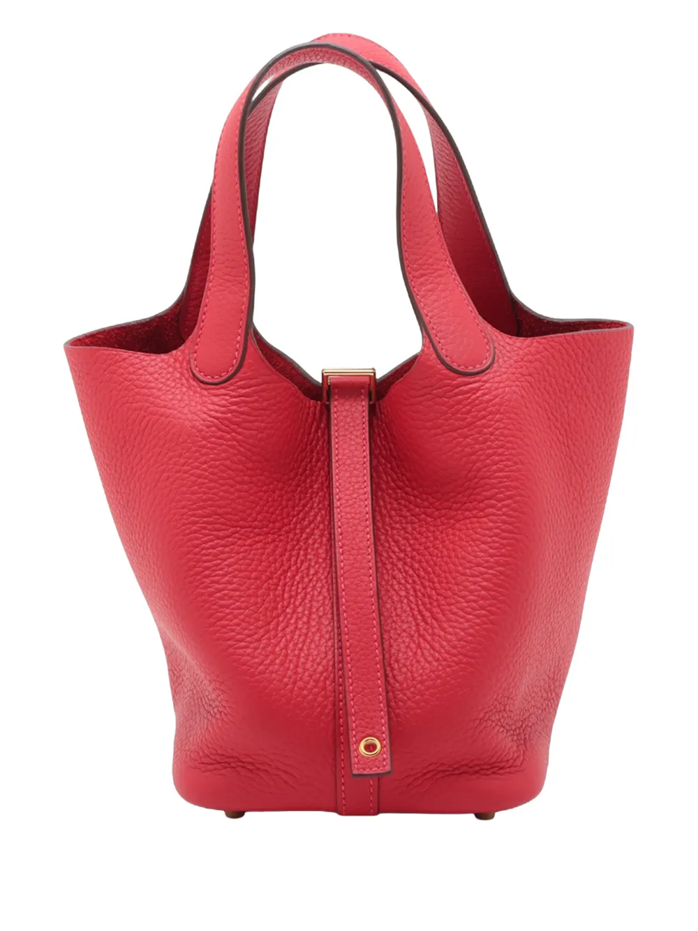 Hermès Pre-Owned 2022 Clemence Picotin Lock 18 handbag - Rot