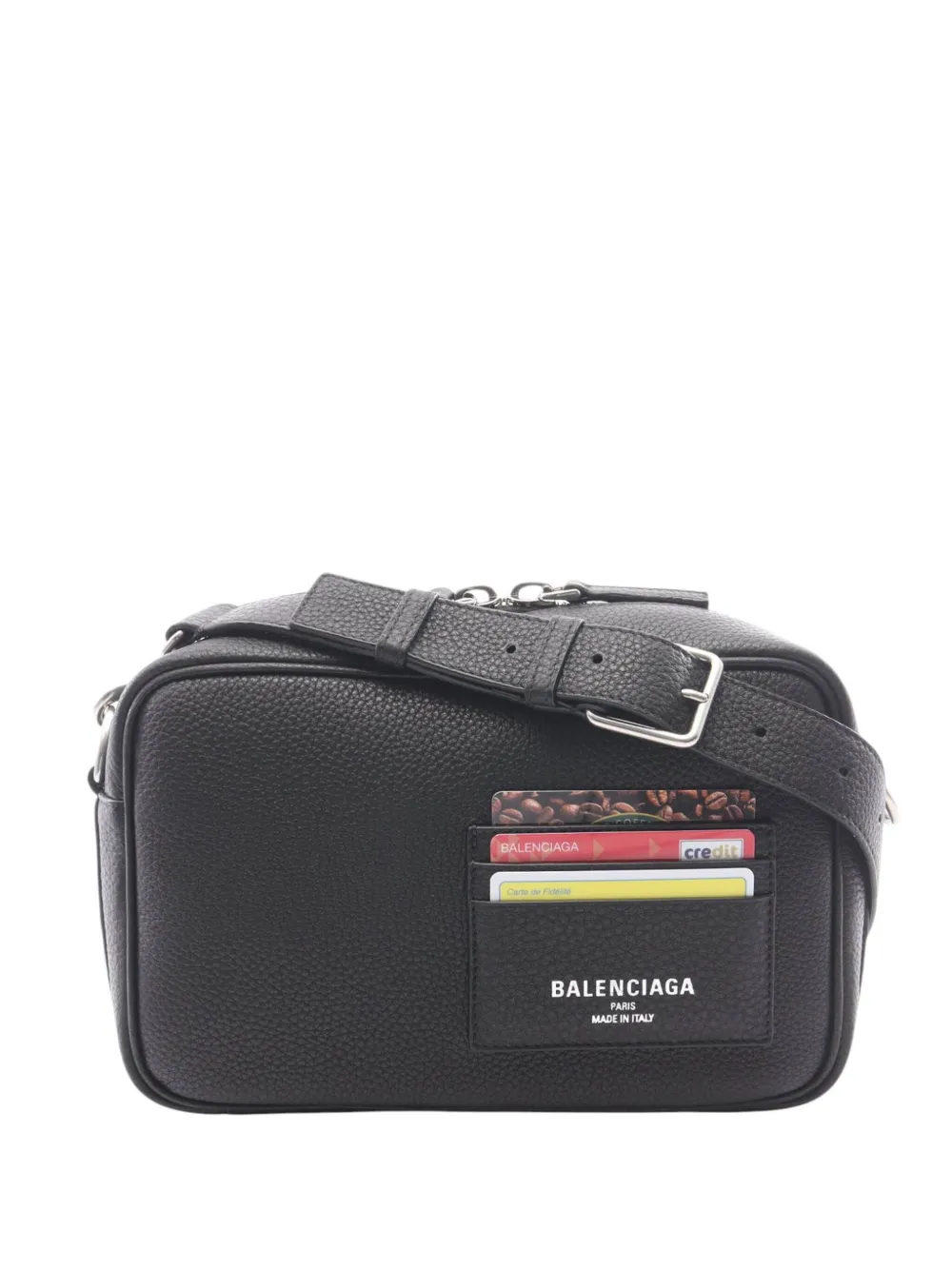 Balenciaga Pre-Owned 20th Century Leather Credit Camera Bag crossbody bag - Schwarz