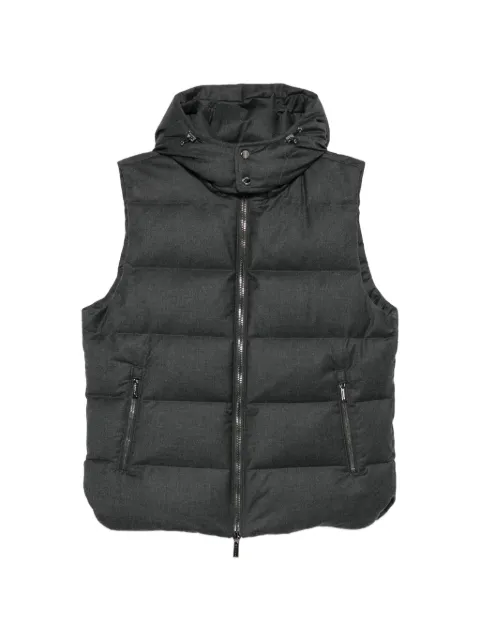 Moorer chaleco acolchado con capucha