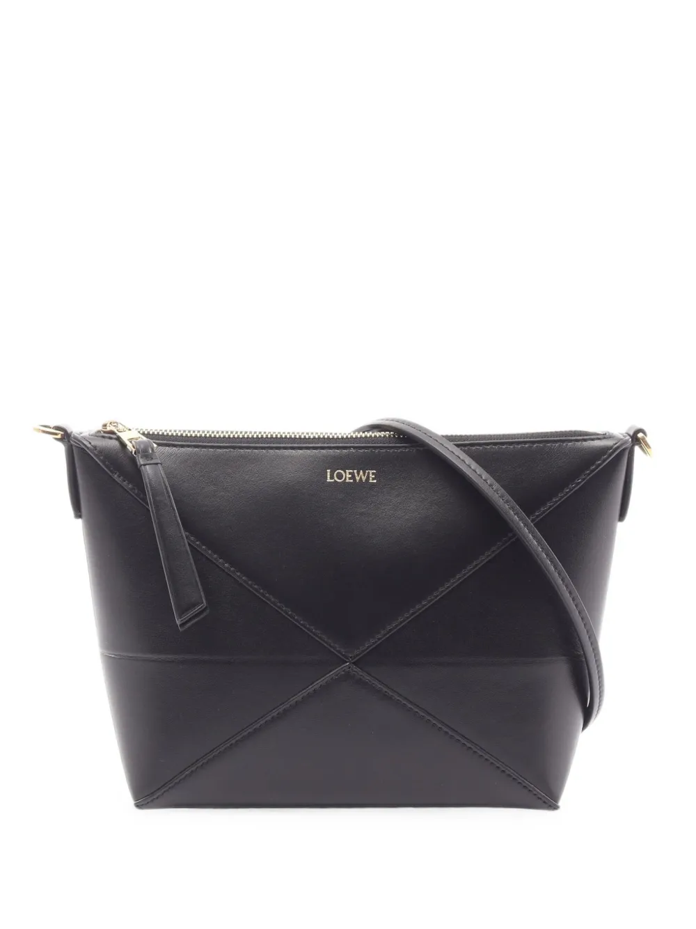 Loewe Pre-Owned Clutch Puzzle Fold 2020 - Nero
