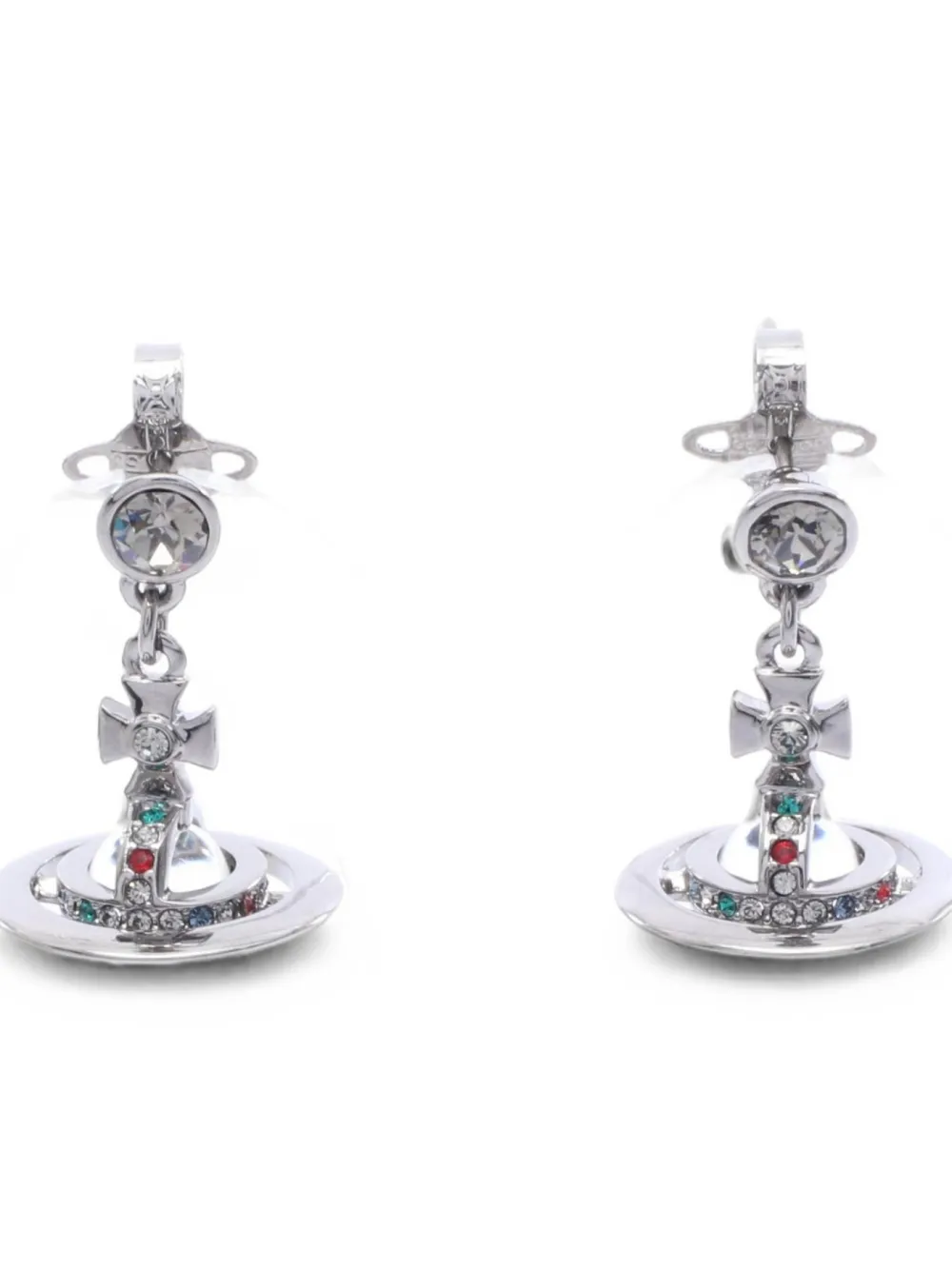 Vivienne Westwood Pre-Owned boucles d'oreilles Petite Orb - Argent