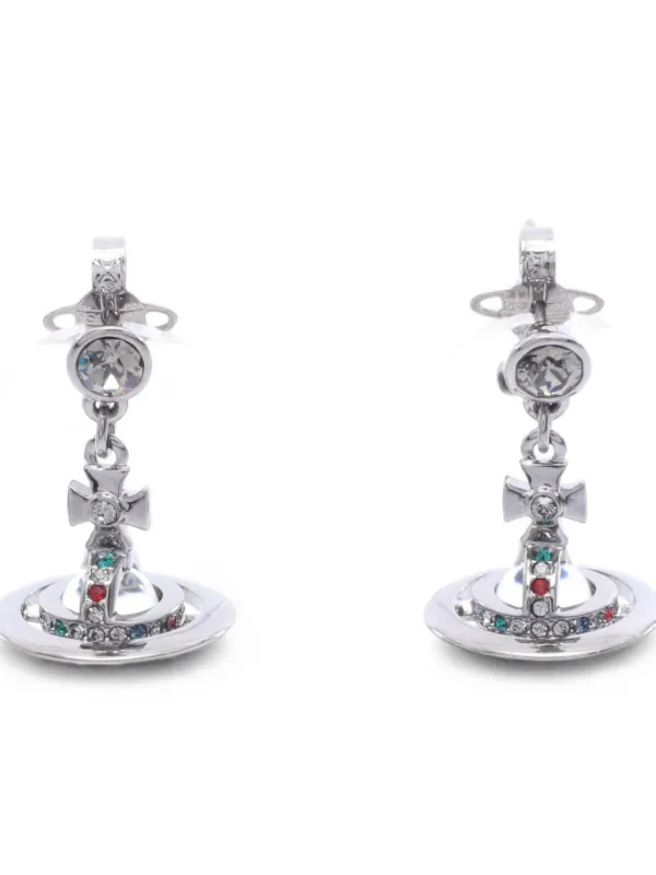 Vivienne Westwood Pre-owned Petite Orb Earrings in Silver