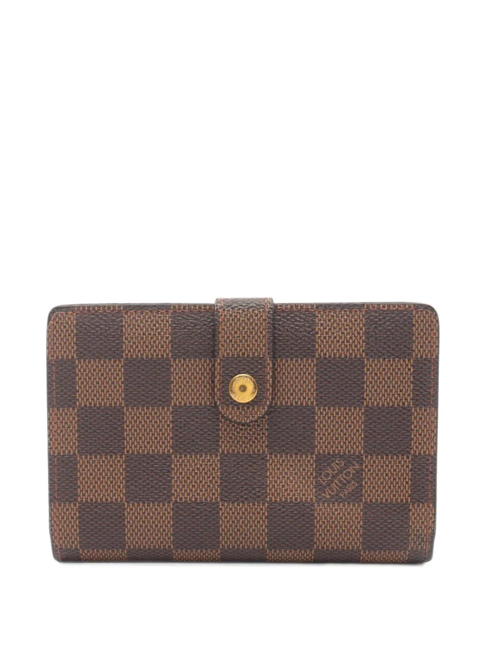 Louis Vuitton Pre-Owned 2002 Portefeuille Viennois Damier Ebène wallet - Braun
