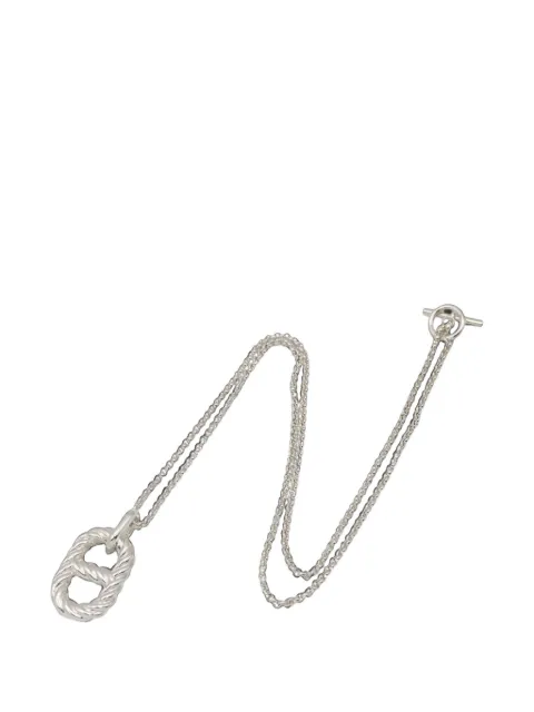 Hermès Pre-Owned 2020s Chaîne d'Ancre Area II twist necklace