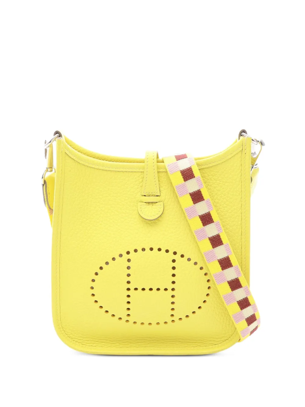 Hermès Pre-Owned 2022 Evelyn TPM Amazon shoulder bag - Giallo