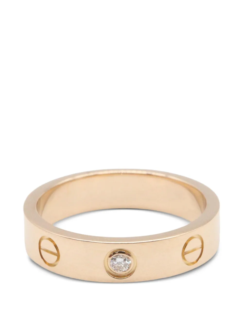 Cartier Anello 2010s Love con diamanti - Rosa
