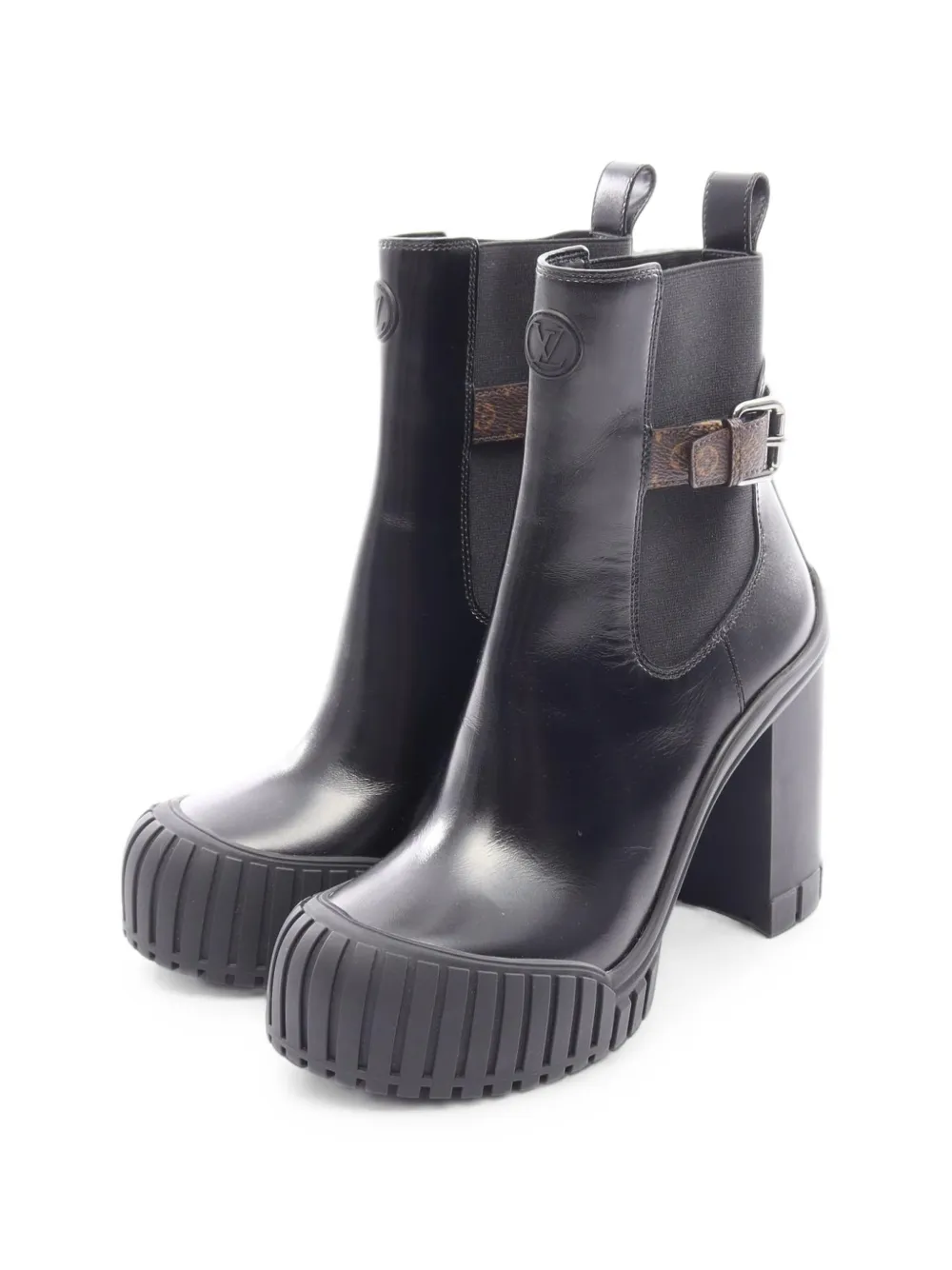 Louis Vuitton Pre-Owned 2024 Ruby Monogram ankle boots - Schwarz