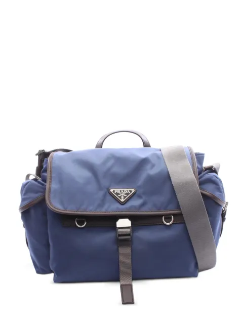 Prada Pre-Owned bolso de hombro de Re-Nylon con solapa