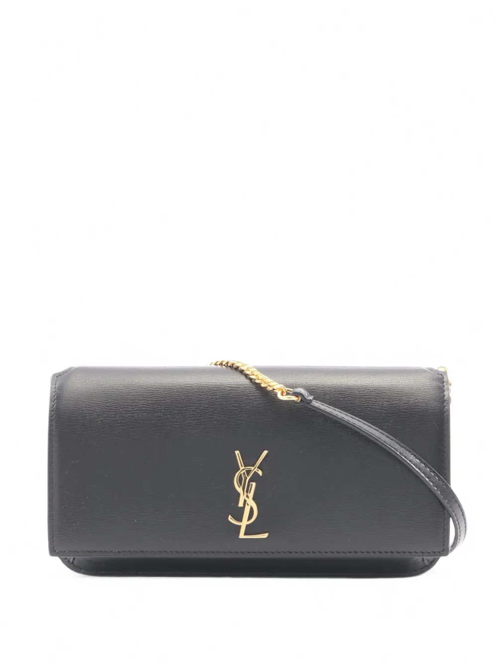 Saint Laurent Pre-Owned 2020s mini Cassandra chain cross body bag - Schwarz