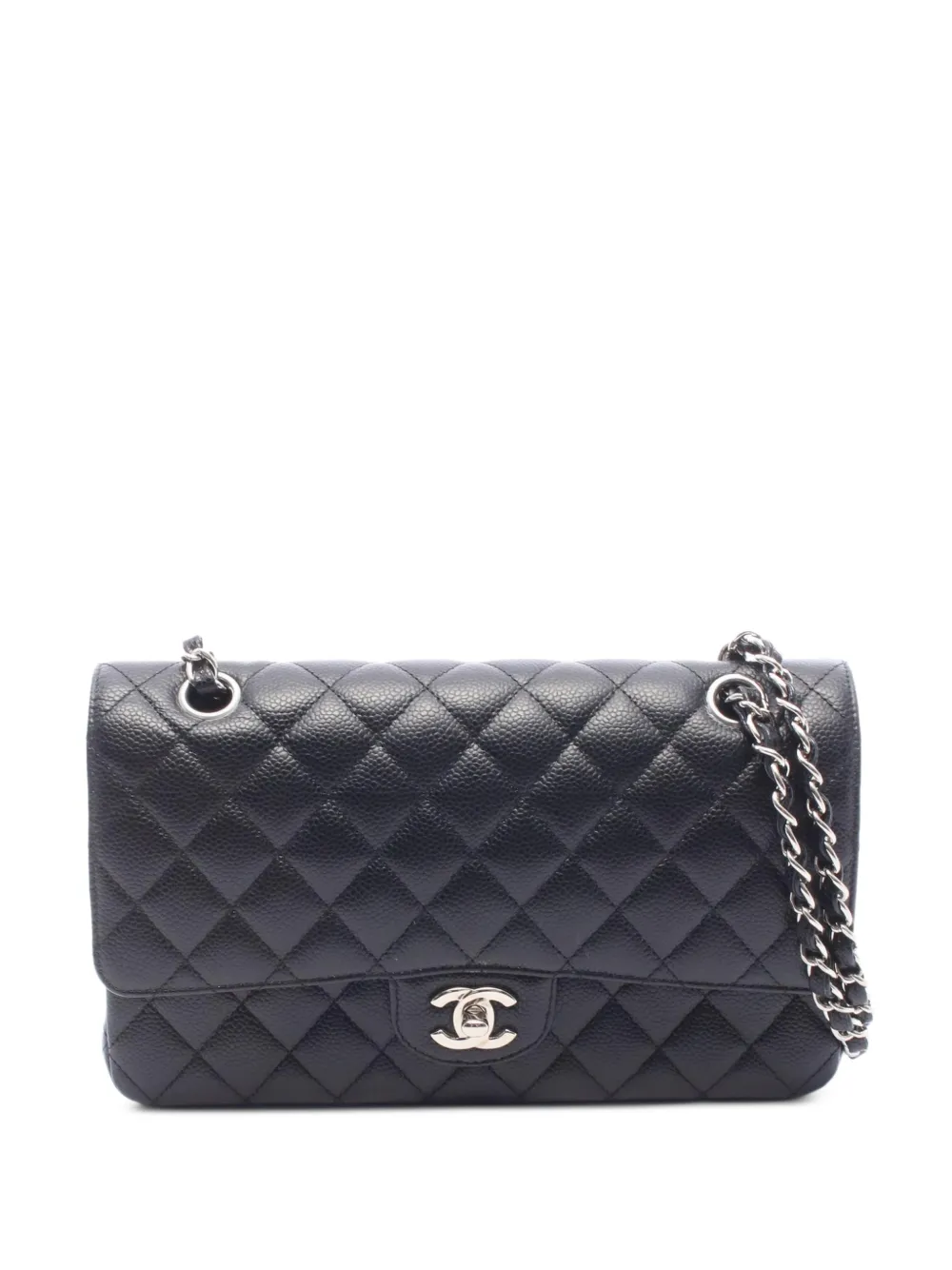 CHANEL Pre-Owned 2016-2017 Matelassé Caviar shoulder bag - Nero