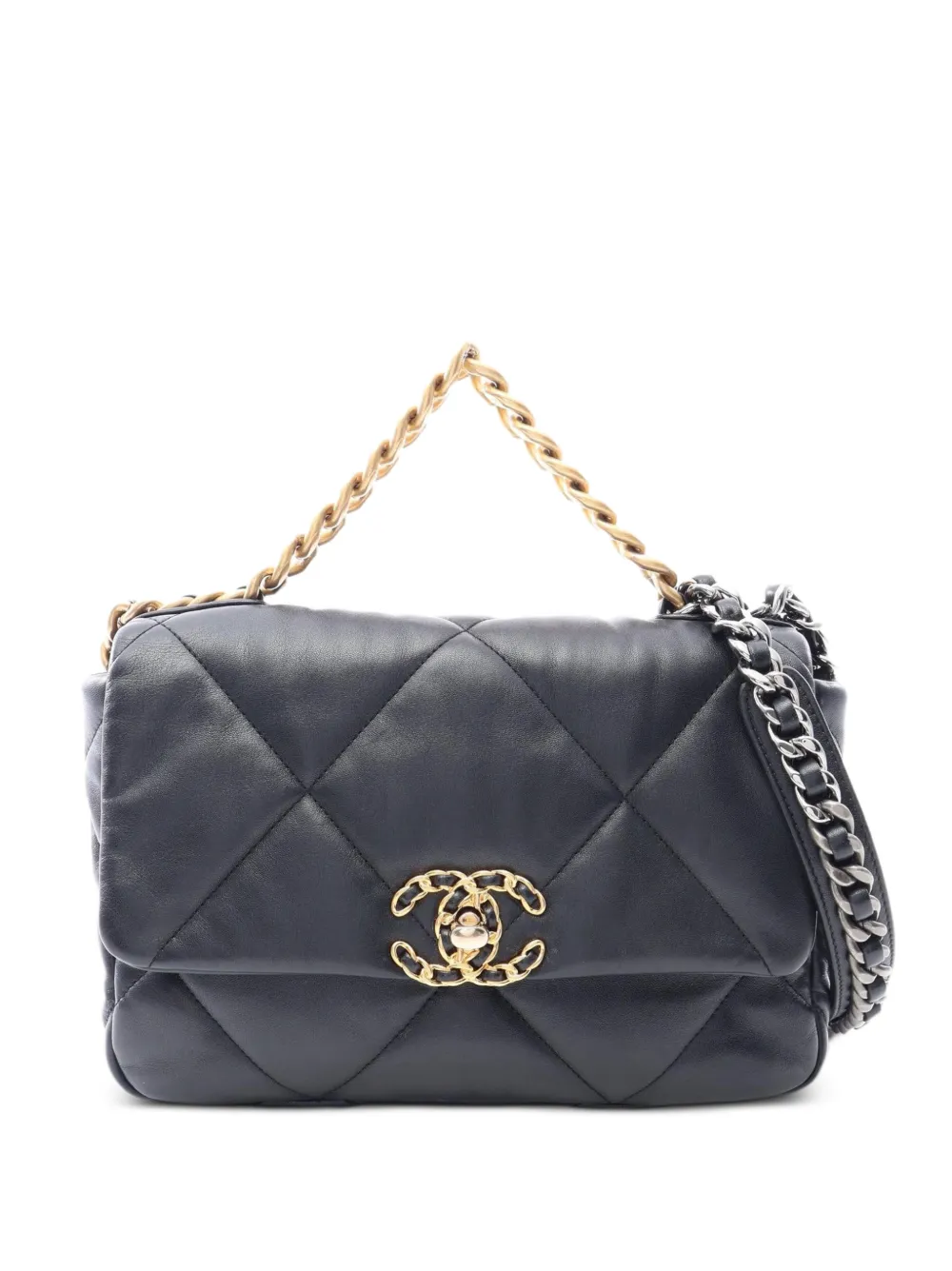 CHANEL Pre-Owned Borsa tote matelassé 19 - Nero