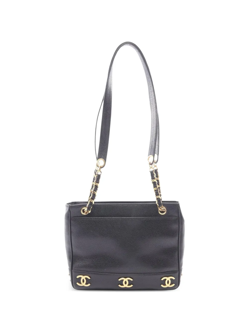 CHANEL Pre-Owned 1991-1994 Triple Coco tote bag - Nero