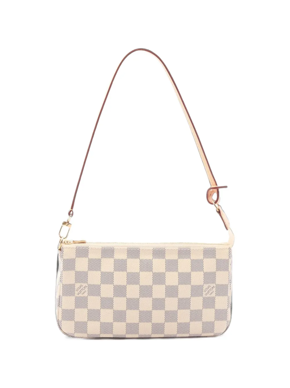 Louis Vuitton Pre-Owned 2010s Damier Azur shoulder bag - Nude