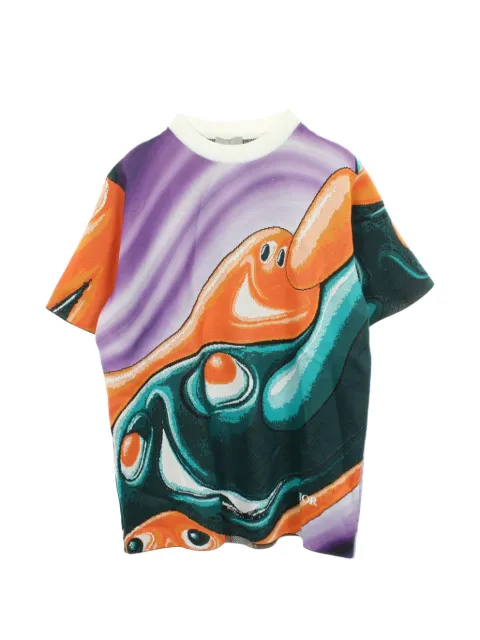 Christian Dior Pre-Owned x Kenny Scharf 2010s short-sleeve T-shirt