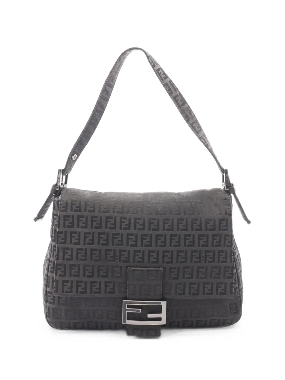 Fendi Pre-Owned 2000s Zucchino Mamma Baguette shoulder bag - Grau