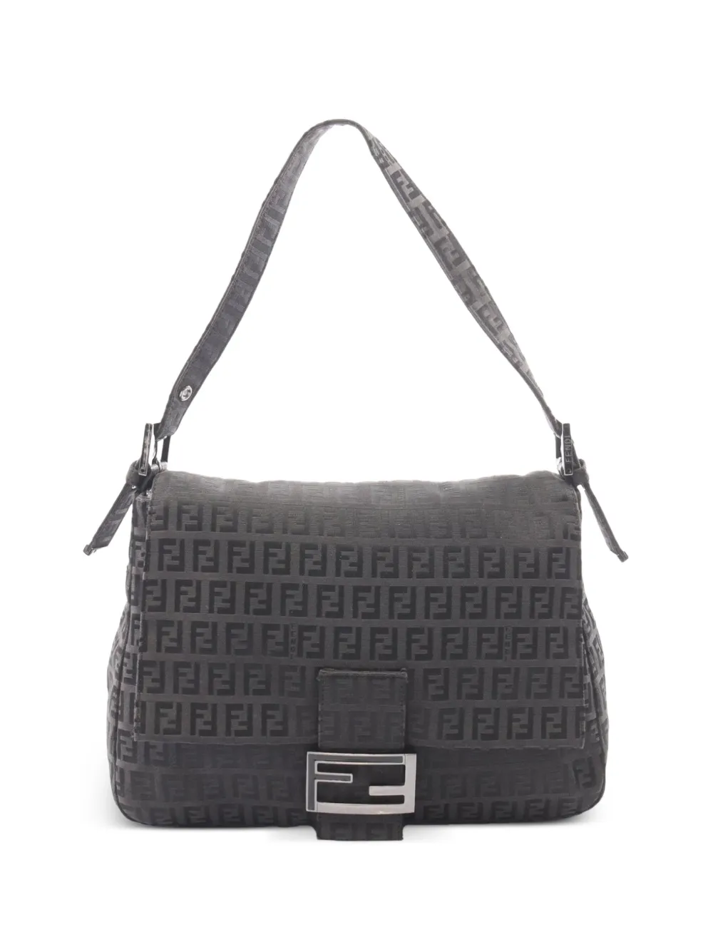 Fendi Pre-Owned 2000s Zucchino Mamma Baguette shoulder bag - Grigio