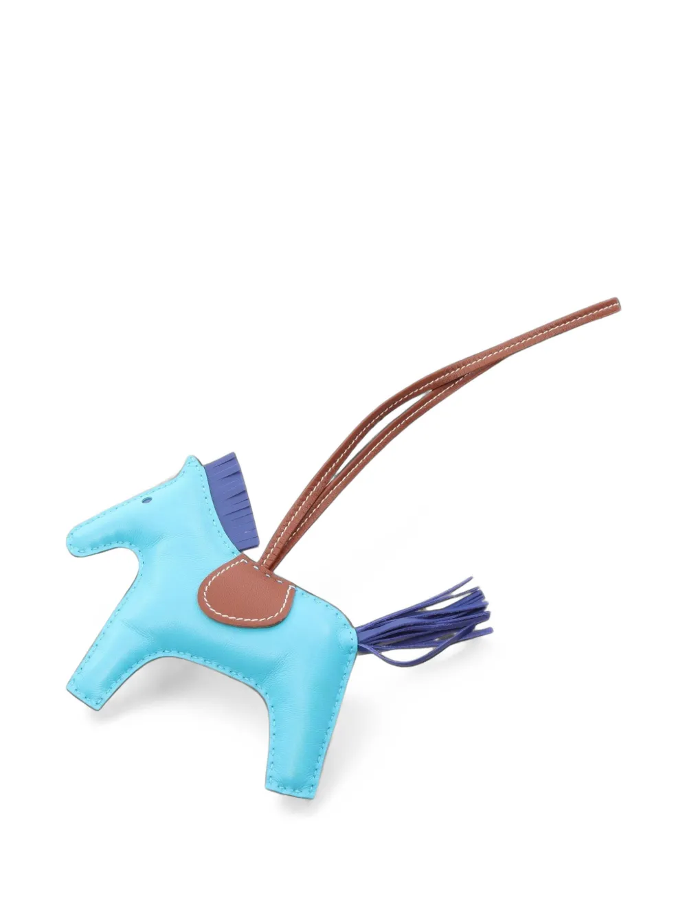 Hermès Pre-Owned 2017 MM Rodeo bag charm - Blau