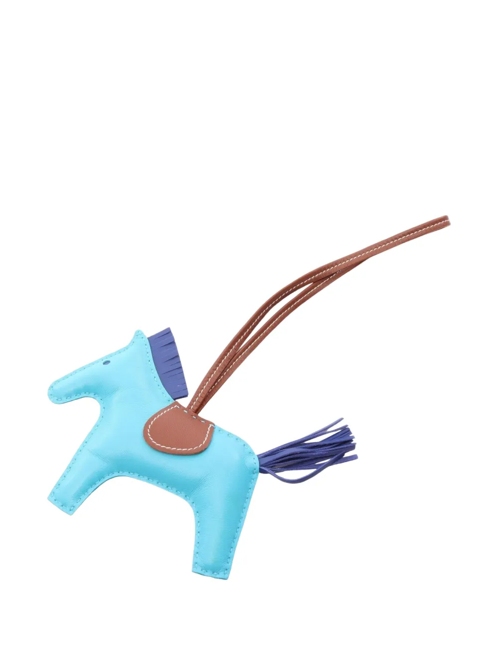 Hermès Pre-Owned 2017 MM Rodeo bag charm - Blu