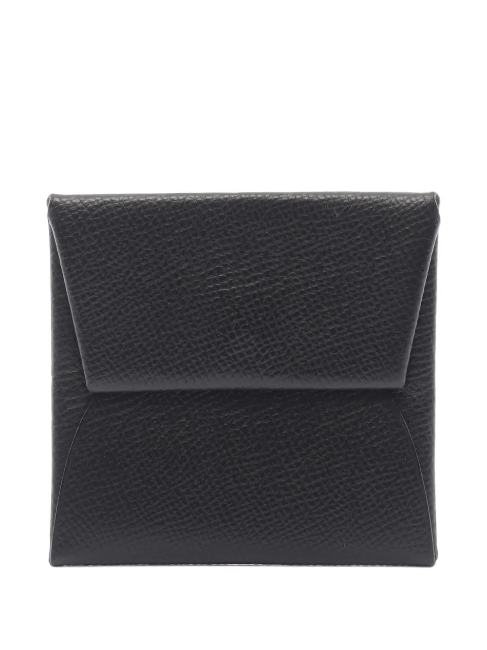 Pre-owned Hermes 2020 Bastia Verso Coin Purse In Black