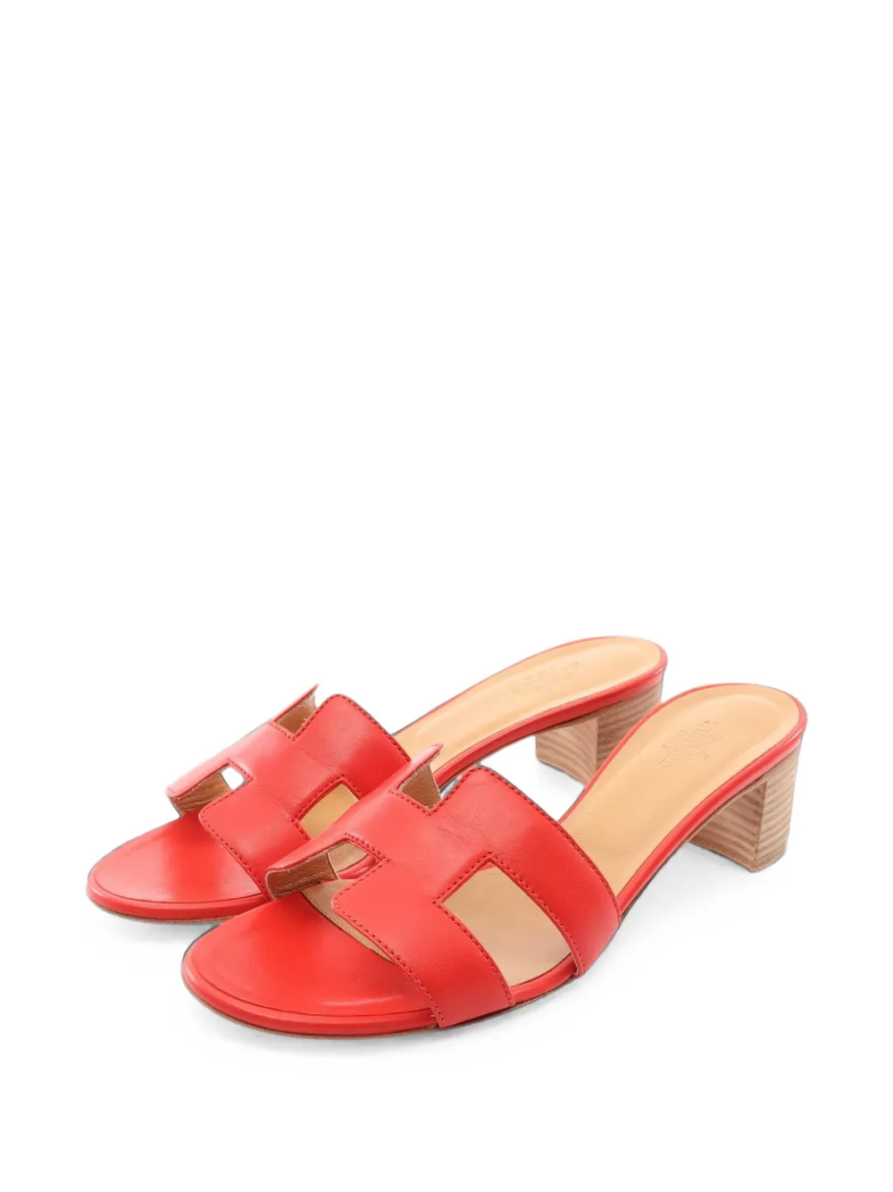 Hermès Pre-Owned 2010s Oasis H-strap sandals - Rot