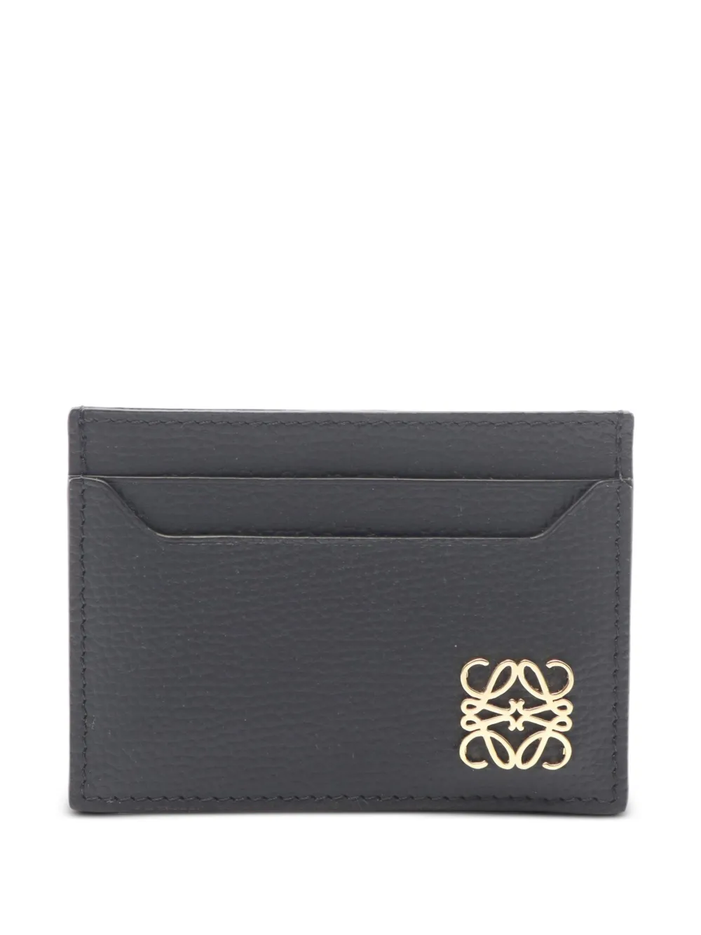Loewe Pre-Owned 2020s Anagram leather card holder - Nero