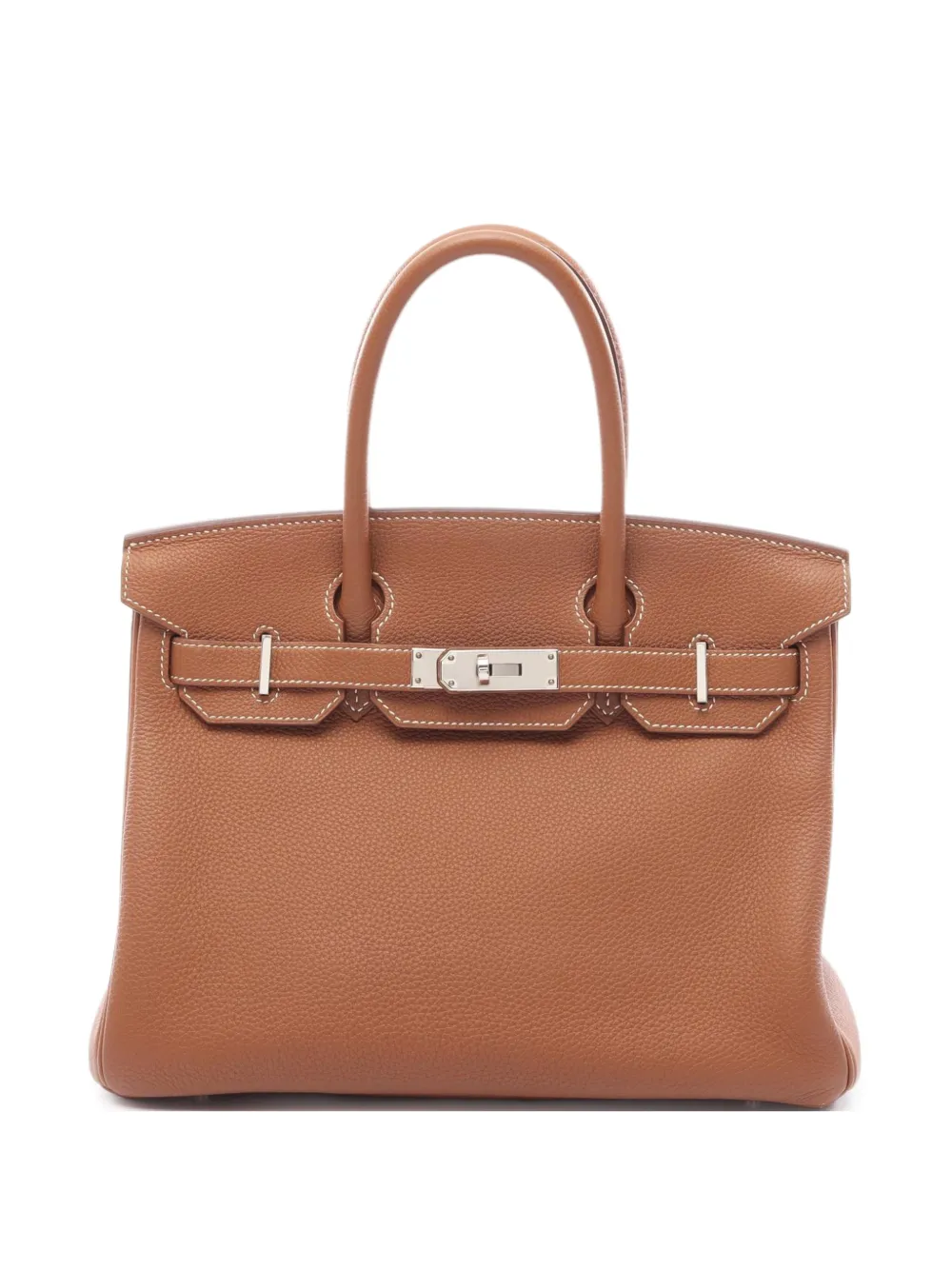 Hermès Pre-Owned Borsa a mano 30 Birkin 2018 - Marrone