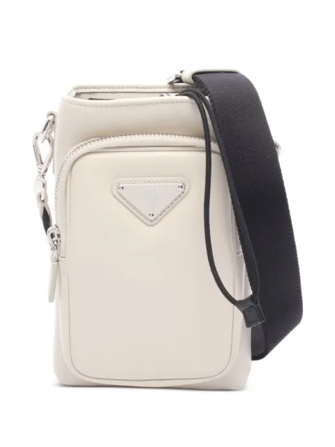 Prada Pre-Owned 2010s Enamelled Triangle shoulder bag