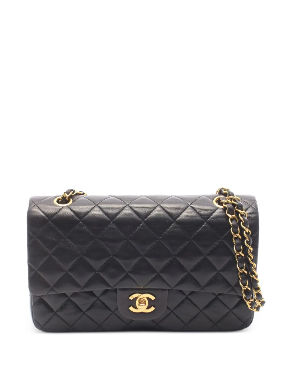CHANEL Pre-Owned 1994-1996 Double Flap matelassé shoulder bag - Nero