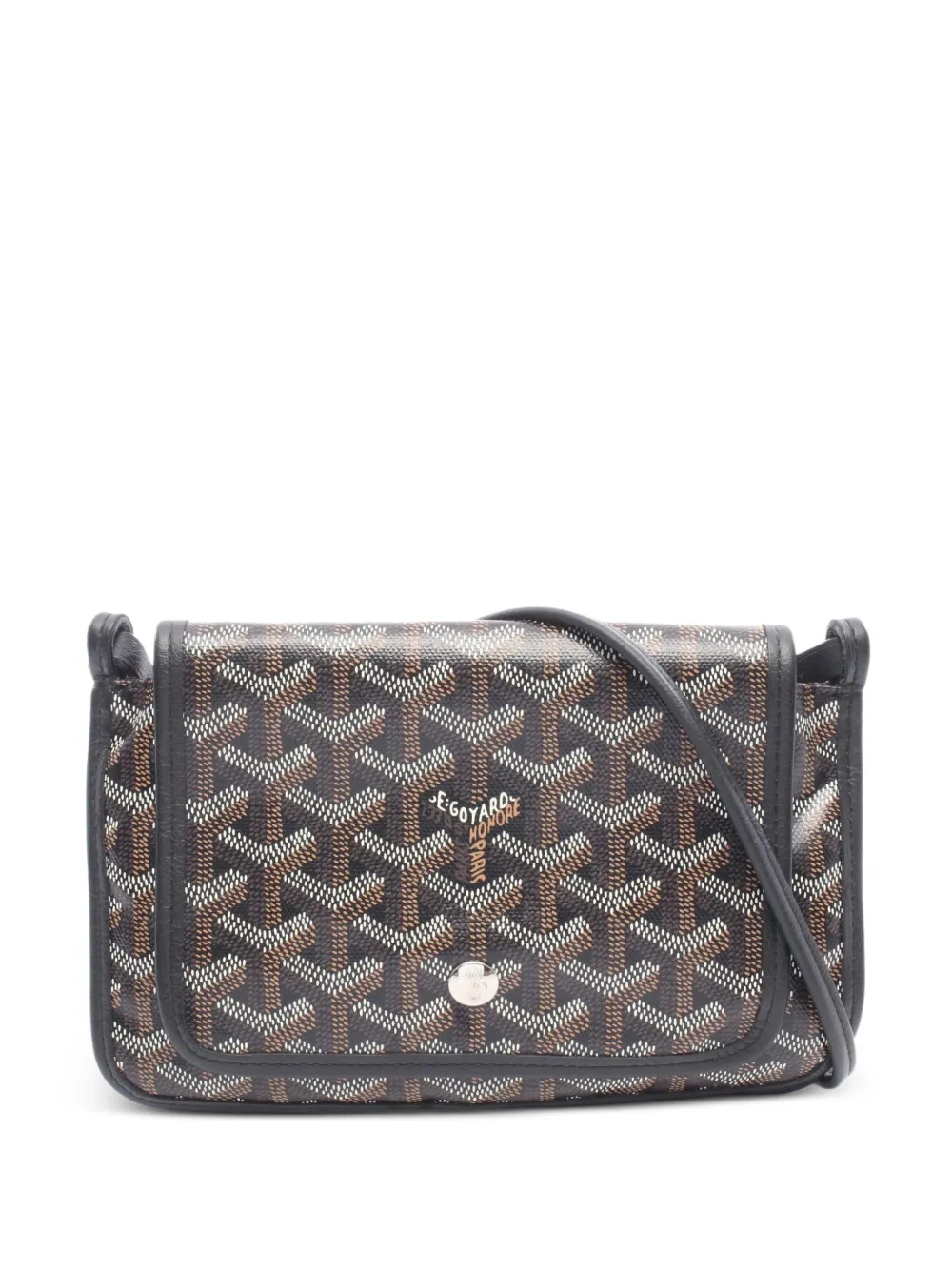 Goyard Pre-Owned Plumet Goyardine shoulder bag - Nero