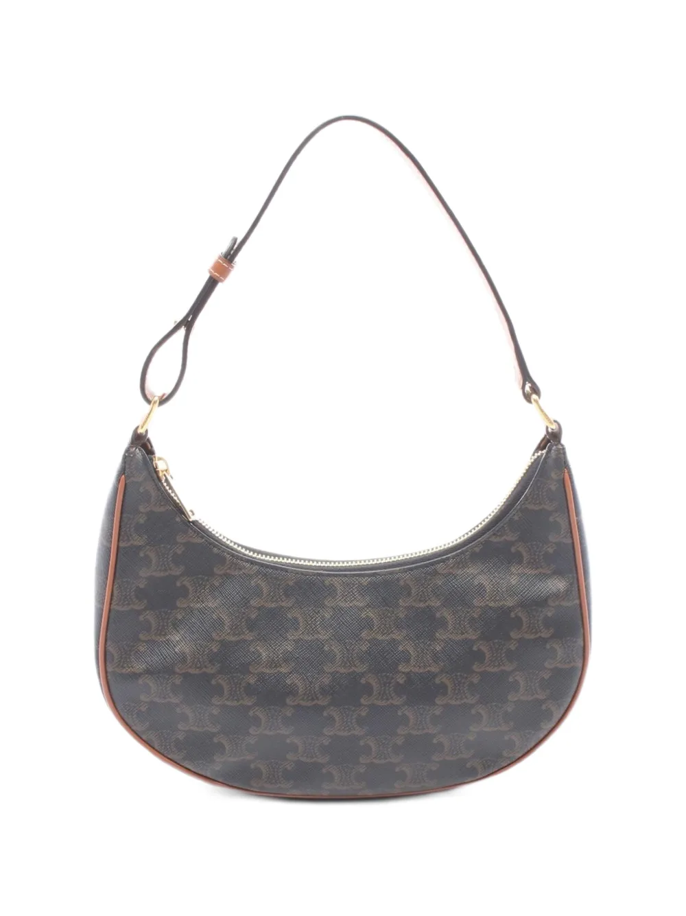 Celine Pre-Owned 2010s Triomphe Ava shoulder bag - Marrone
