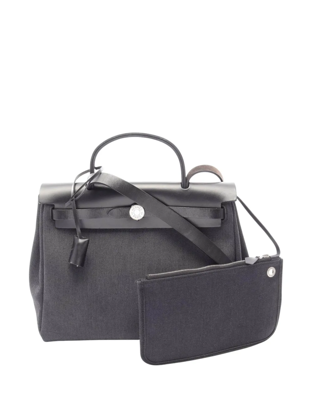 Hermès Pre-Owned 2020 Toile Herbag Zip 31 satchel - Nero