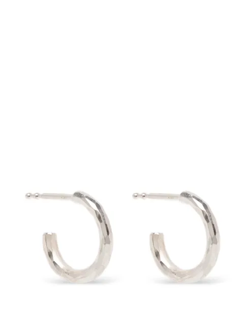WERKSTATT:MÜNCHEN hammered hoop earrings