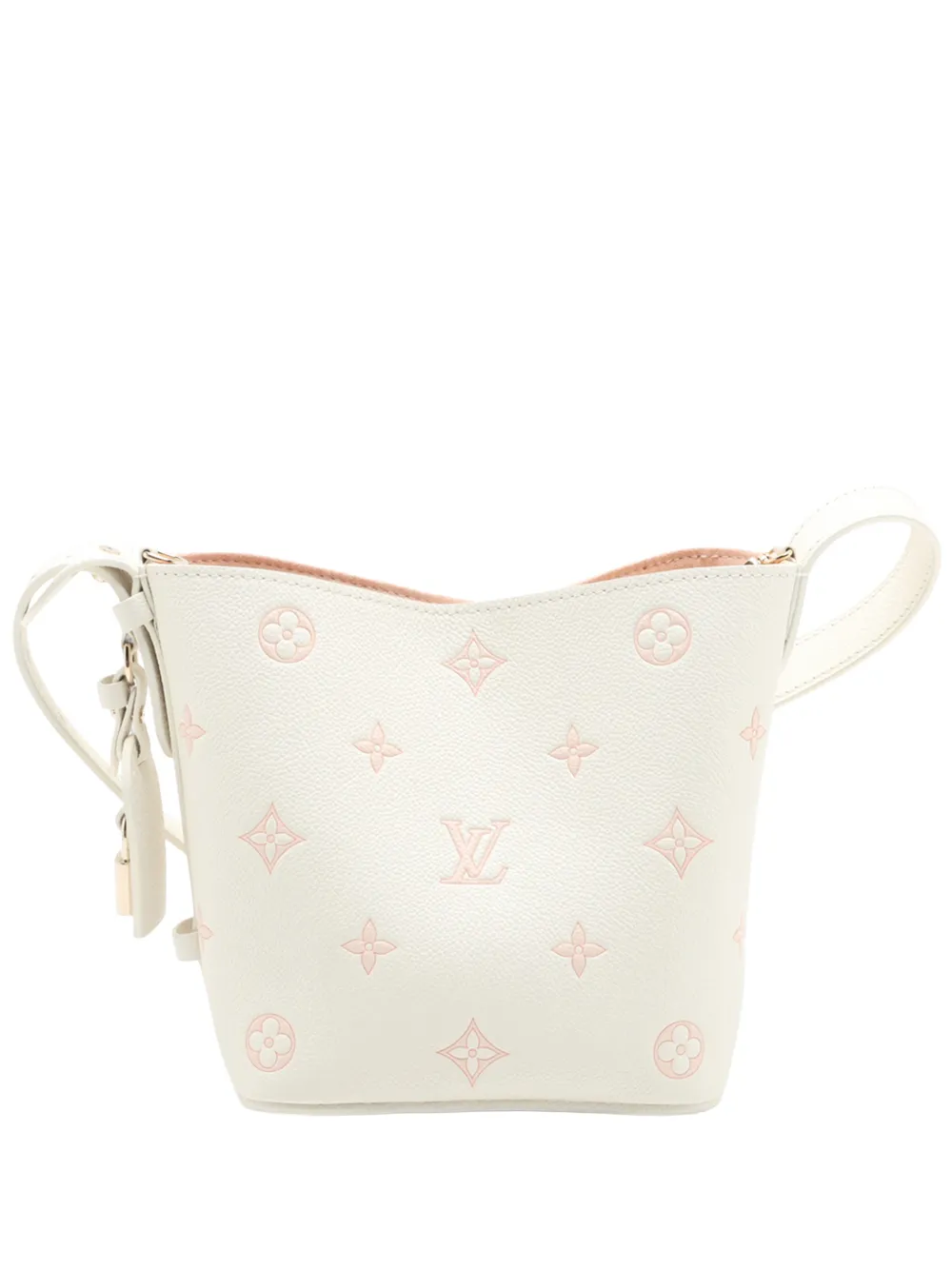Louis Vuitton Pre-Owned Borsa a spalla All in One BB bicolore in pelle Empreinte con monogramma 2021-2026 - Toni neutri