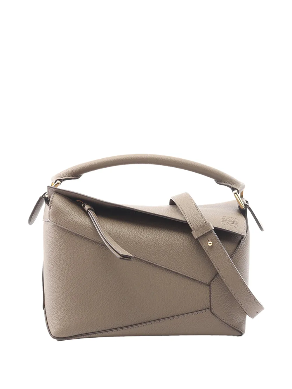 Loewe Pre-Owned 2010-2026 Small Calfskin Puzzle Edge satchel - Grau