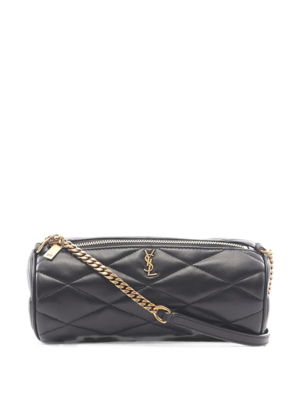 Saint Laurent Pre-Owned 2020s mini Sade quilted chain shoulder bag - Schwarz